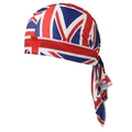 Outdoor cycling pirate hat with Union Jack flag print and sun protection fabric - One Size / UK Flag Multicolor