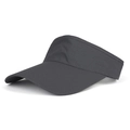 Dark grey breathable sun visor hat with long brim for sports and outdoor tennis - L (58-60cm) / Solid Color / Dark Gray