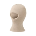 Cagoule tricotée beige pour bébé avec protection complète contre le vent et le froid - Convient aux environ 1-6 ans / Beige