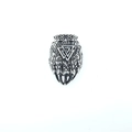 Collana zampa d'orso vichinga vintage con simbolo Valknut in acciaio inossidabile - Solo Ciondolo Color Acciaio (Senza Catena)