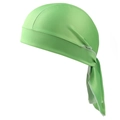 Elastisches lindgrünes Durag mit seidigem Satin-Finish und langen Bindebändern - Einfarbig Fluoreszierendes Grün