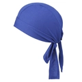 Bandana de cyclisme en tricot bleu avec sangles réglables et tissu respirant pour le sport - Taille unique / Bleu