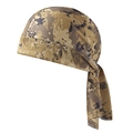Outdoor cycling pirate hat with brown camouflage pattern and adjustable ties - Earth Tone Camouflage (8#)