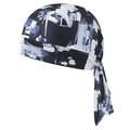 Outdoor cycling pirate hat do-rag with blue urban architecture digital camo print - Cityscape (16#)