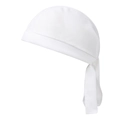 Breathable white mesh cycling pirate hat with adjustable back ties for sun protection - Breathable White (22#)