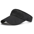 Detalle de visera de camuflaje negra con tejido transpirable y diseño de jacquard - Talla única / Negro