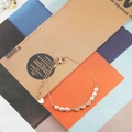 Bracciale in acciaio inossidabile oro rosa con perle irregolari e ciondoli a cuore - Oro rosa
