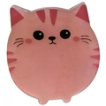 Dettaglio di un grazioso fermaglio per capelli a gatto rosa glitterato per bambini - Rosa