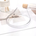 Transparent plastic U-shaped headband with non-slip teeth for secure daily wear - Transparent (11)
