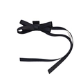 Elegante fermaglio per capelli a fiocco in raso nero con lunghi nastri per acconciature - Fiocco Nero con Nastro