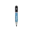 Blauer Bleistift-Haarclip mit SoRGenTi-Schriftzug und 2H-Marke für das Schulstyling - Blau Bleistift-Stil