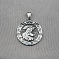 Retro stainless steel silver necklace featuring a Chinese zodiac rooster pendant - Rooster (Pendant Only (Without Chain))