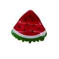 Pince à cheveux mignonne en PVC motif pastèque avec design de tranche de fruit vive - Pastèque 1
