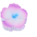Frosted floral hair claw clip featuring a blue and purple gradient petal design - Purple