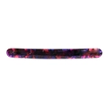 Barrette japonaise rétro de 10cm en acétate avec motif écaille de tortue violet et rouge - Rouge-Violet (10.5cm)
