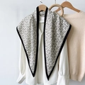 Classic black and white paisley print summer shawl paired with a white shirt - Paisley Print (TBSJJ10) / 87*130CM / White