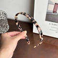 Klassisches Haarreif mit Schildpattmuster aus schlankem Celluloseacetat-Material - Acetat Schildpatt-Stil / Beige Schildpatt