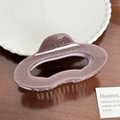 Pince à cheveux nuage violette scintillante avec finition pailletée fine - Style Nuage (11.1cm) / Violet foncé