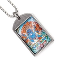 Retro titanium steel Mahakala pendant necklace with Chinese zodiac Thangka motif - Pendant with Necklace / Mahakala Style A