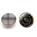 Imán de nevera de cristal 25mm con diseño de lente de cámara vintage y reverso magnético - Estilo de Lente de Cámara 12 (BXT2428-12-(25MM))