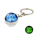 Porte-clés loup lumineux avec effet phosphorescent vert dans l'obscurité - Style de Loup Hurlant 19 (XSWX4772-19)
