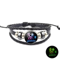 Détails du bracelet multicouche Gémeaux avec effet lumineux dans l'obscurité - Gémeaux