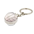 Porte-clés créatif en cristal de volley-ball avec pendentif en métal pour les fans de sport - Style Volleyball (XSWX5267-6)