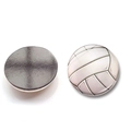 Calamita da frigo in vetro cristallo da 25mm motivo pallavolo per decorazioni casa - Motivo Pallavolo (BXT2521-6)