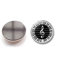 25mm runder Glas-Magnet mit Klaviertasten und Violinschlüssel für die Kühlschrankdeko - Musiksymbol 7 (BXT2522-7)