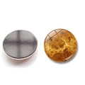 Venus Planeten Kühlschrankmagnet aus Glas mit Magnetrückseite für kreative Deko - Venus Muster (BXT2520-2) / 30MM