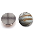 30mm Jupiter planet crystal glass refrigerator magnet with strong magnetic backing - Jupiter Pattern (BXT2520-5) / 30MM