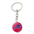 Porte-clés NFL Buffalo Bills en métal avec logo officiel du buffle bleu - Style Buffalo Bills