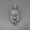 Ciondolo retrò Monkey King Sun Wukong in acciaio inossidabile per uomo - Solo ciondolo (Senza catena)