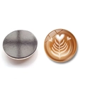 Calamita da frigo in vetro 25mm con cuore cappuccino e supporto magnetico per decorazione - Stile Cuore Classico (XSWX7183-12)