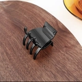 Mini pinza de pelo negra brillante para coleta alta y accesorios de peinado mujer - Negro