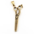 Hip-Hop-Scherenanhänger mit Drachenrelief-Detail in Vintage-Gold-Optik für Herren - Goldener Anhänger (Ohne Kette)