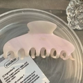 Elegante pinza de pelo de acetato rosa pálido con acabado perlado para moño francés - 6# Púrpura Fantasma