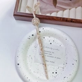 Elegante haarspeld met vissenstaart van gemarmerd acetaat voor vintage kapsels - 4# Koffie Schildpad
