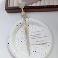 Épingle à cheveux papillon japonaise avec perle en résine arc-en-ciel et pastel - 7# Jaune Coloré 18cm