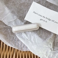 Elegant milk tea and white marble pattern acetate hair clip in a vintage French style - White