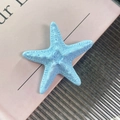 Blauwe zeester haarclip met harsstructuur voor strandvakantie esthetische haaraccessoire - Blauw (2#Blauw)