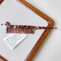 Creative dachshund-shaped hair comb with vintage tortoise shell pattern design - Dachshund Style (S113)