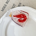 Pince à cheveux créative en acrylique transparent motif crevette dans un sac - Style Homard (6#)