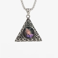 Collier hip hop en acier inoxydable argenté avec pendentif mains en prière - Mains en Prière Pendentif Seul (Sans Chaîne)