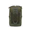 Tactical army green Molle waist bag made of durable nylon with hook and loop panel - Army Green