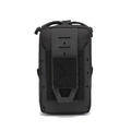 Tactical black multifunctional waist bag with laser-cut MOLLE system and velcro patch - Black