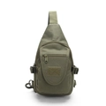 Borsa a tracolla tattica verde militare con velcro per ciclismo e sport all'aria aperta - Verde Militare