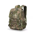 Détail du sac à dos tactique d'extérieur en camouflage numérique jungle et sangles velcro - Taille unique / Camouflage Digital de Jungle