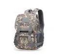 Détail d'un sac à dos tactique camouflage numérique ACU avec sangles réglables et poche zippée - Taille unique / Camouflage Numérique ACU