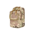 Tactical multicam waist bag with dual zipper pockets and durable nylon fabric for outdoors - One Size / CP Camouflage